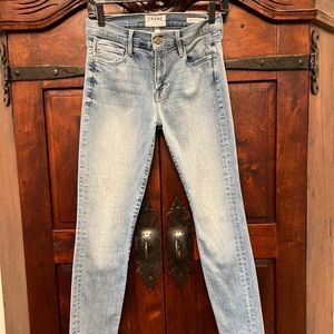 FRAME le skinny de Jeanne crop jeans, size 27, EUC